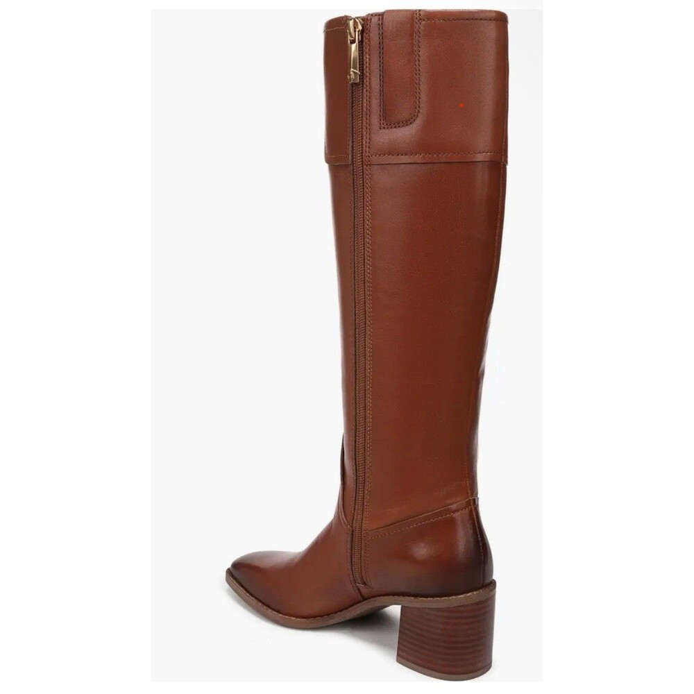 27 Edit Naturalizer Emmie Women's 12 Wide Calf Boots In Cider Spice Brown New - Picture 3 of 9